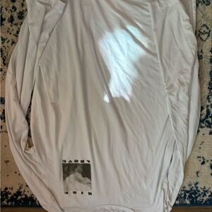 Old Navy White Long Sleeve Men's Tee